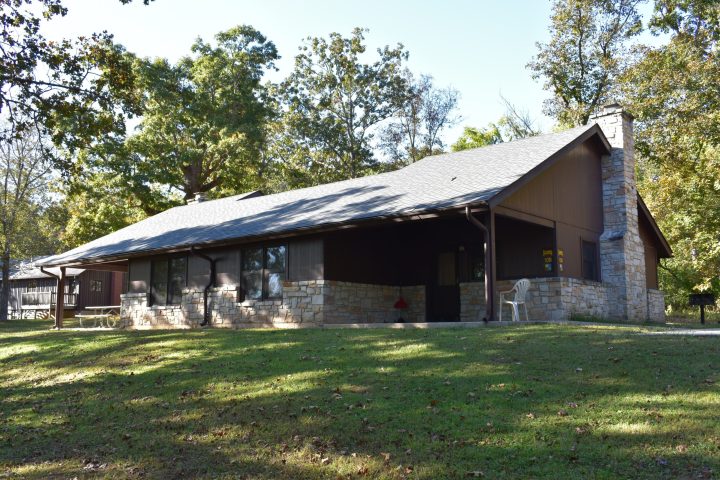 house with a big lawn