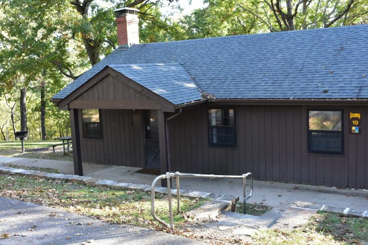 a bird standing in front of a house