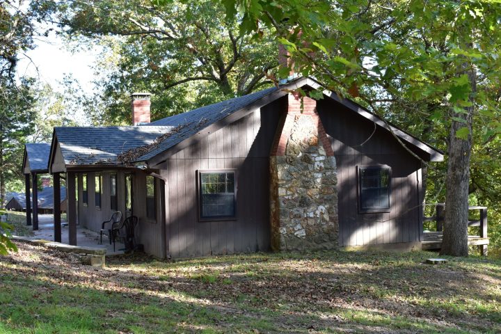 side of a cabin