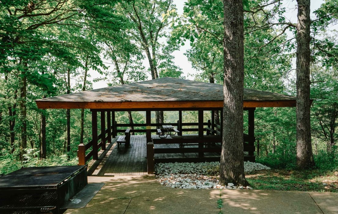 Hickory Ridge Overlook Pavilion | Meramec State Park